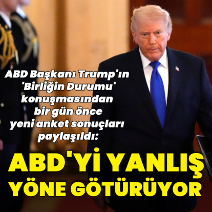 Trump'ın ABD'yi yanlış yöne götürdüğünü düşünenler çoğunlukta