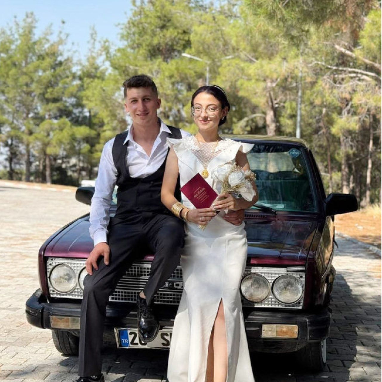 Düğün aracı, cenaze aracı oldu!