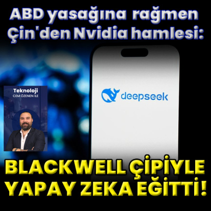 ABD'ye rağmen Deepseek'te Nvidia çipi!