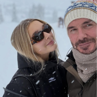 Baba-kız kayak tatiline çıktı