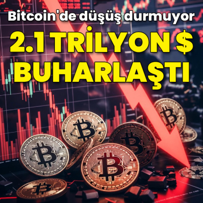 Bitcoin'de düşüş durmuyor