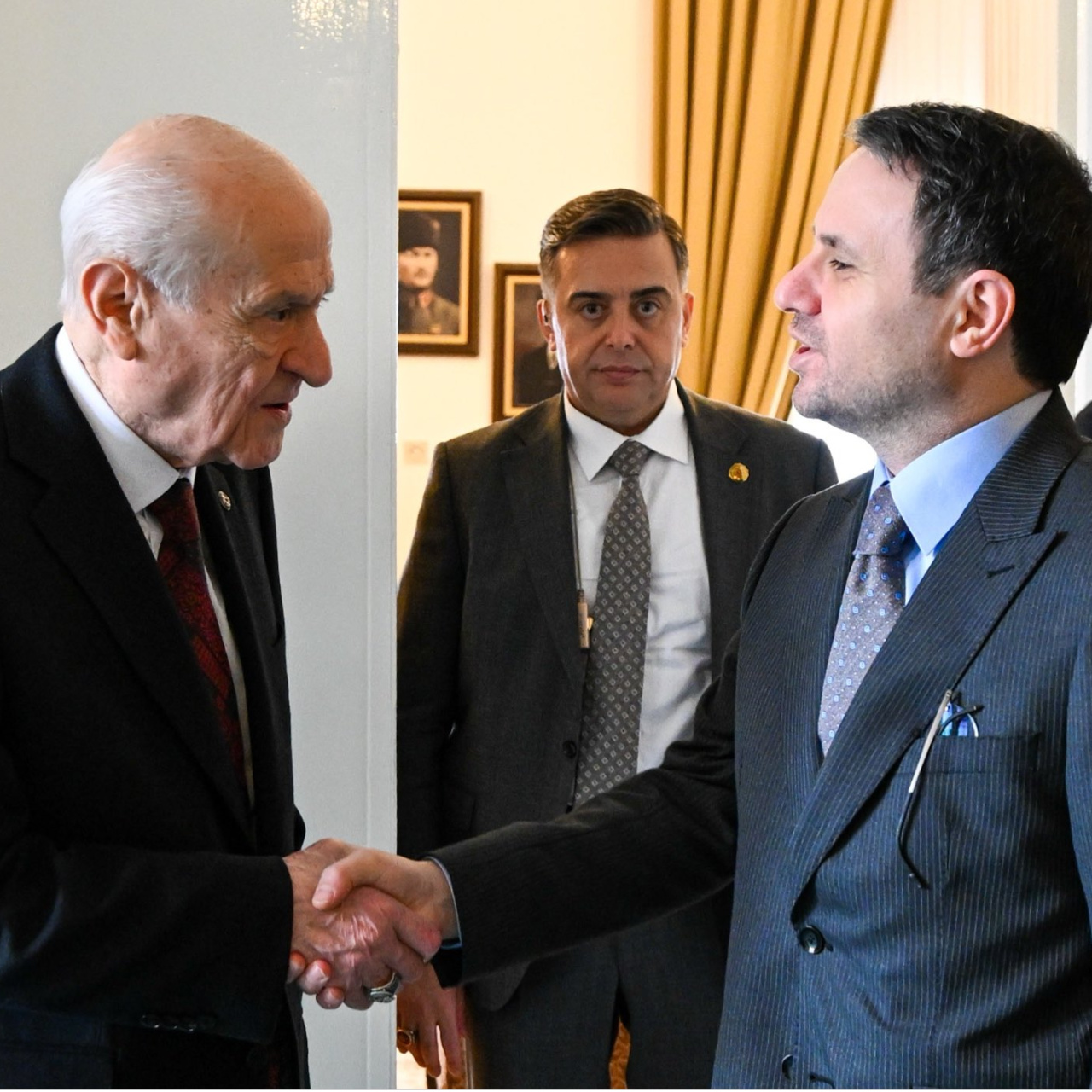 Gürlek'ten Bahçeli'ye ziyaret