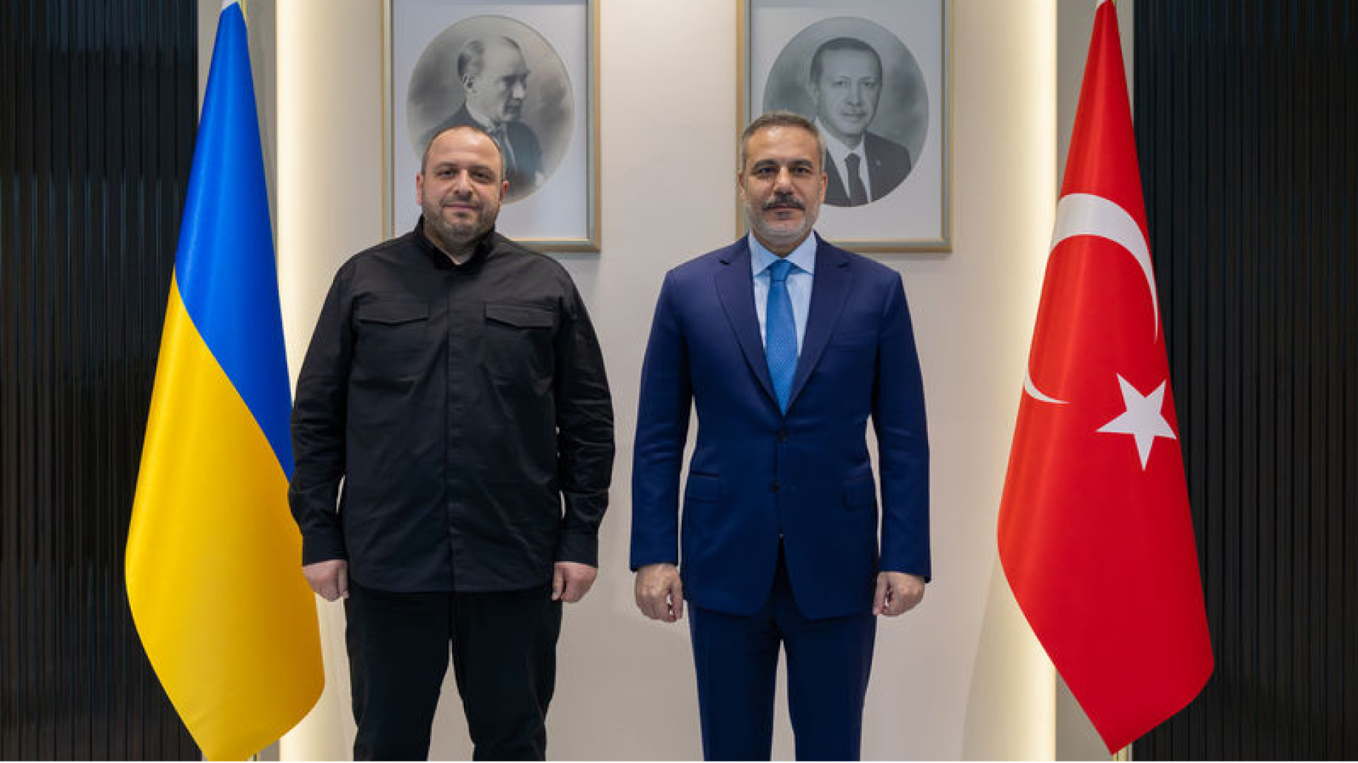Dışişleri Bakanı Hakan Fidan, Ukraynalı Mevkidaşı Rüstem Umerov ile Görüştü