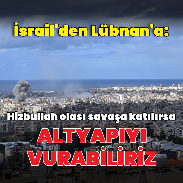 Lübnan'dan İsrail açıklaması