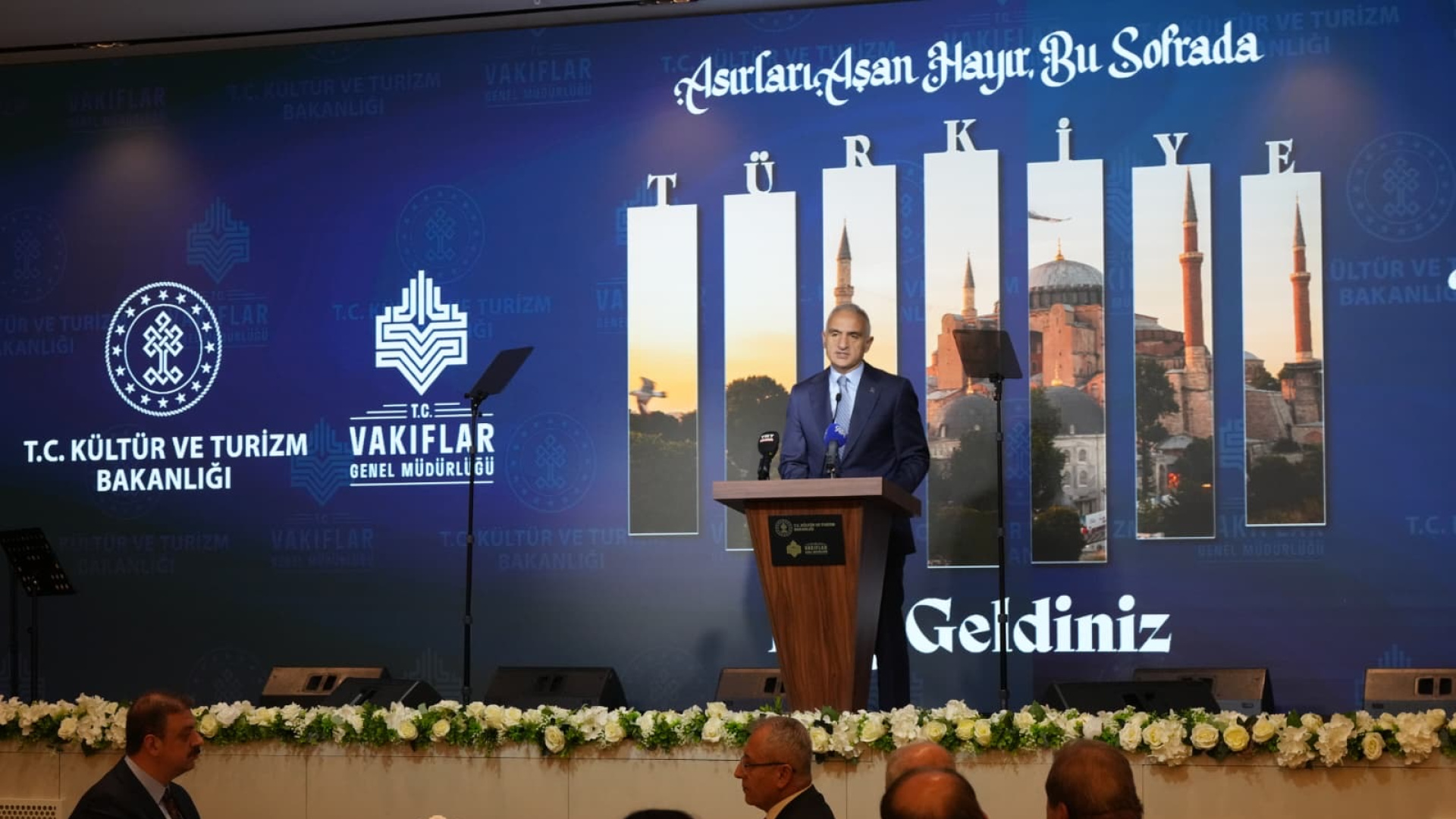 Kültür ve Turizm Bakanı Ersoy "Vakıf Başkanları İftar Buluşması"nda konuştu