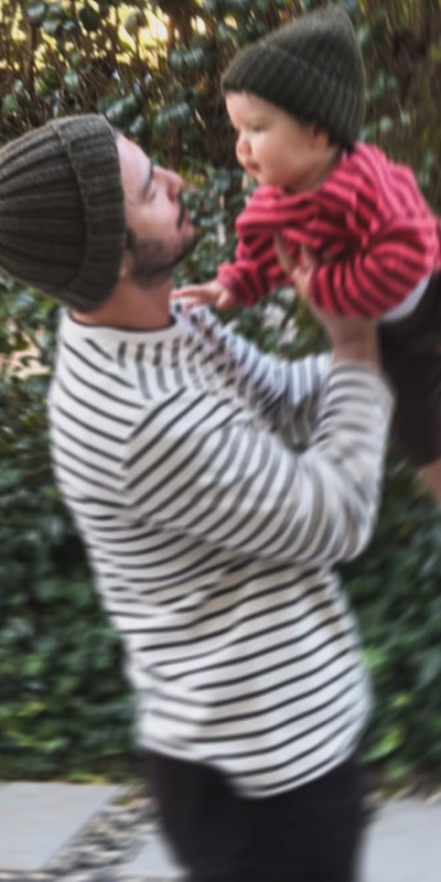 Baba-oğul bir örnek giyindi