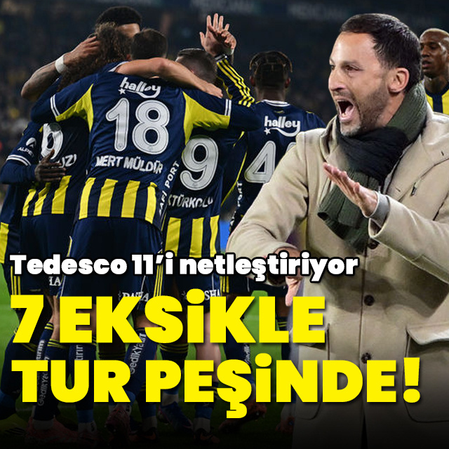 F.Bahçe 7 eksikle tur peşinde!