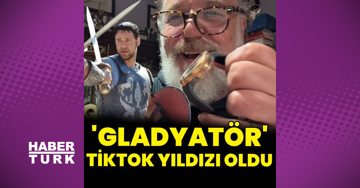'Gladyatöre' Saate Tutkusu: Russell Crowe TikTok'da Ensebmeli Influencer Olma Yolu