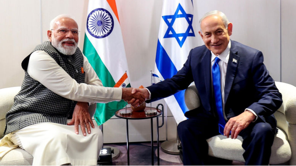 Modi ile Netanyahu bir araya geldi