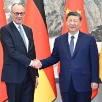 Şi Cinping, Friedrich Merz ile görüştü