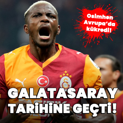 Osimhen Galatasaray tarihine geçti!