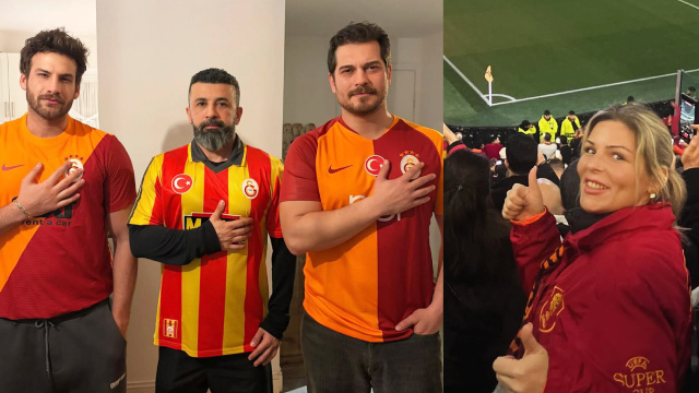 Ünlülerin Galatasaray coşkusu