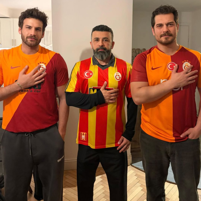 Ünlülerin Galatasaray coşkusu