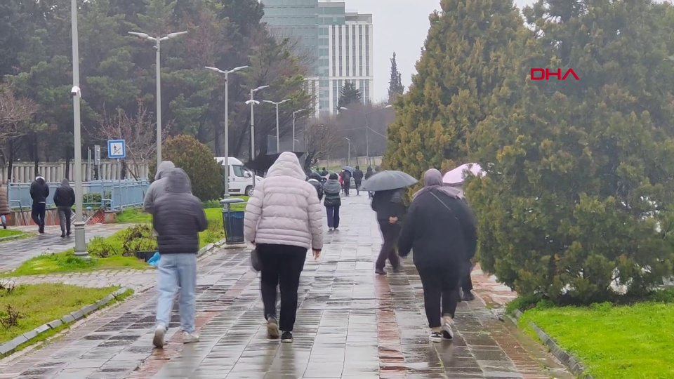 İstanbul'da yağmur etkisi!