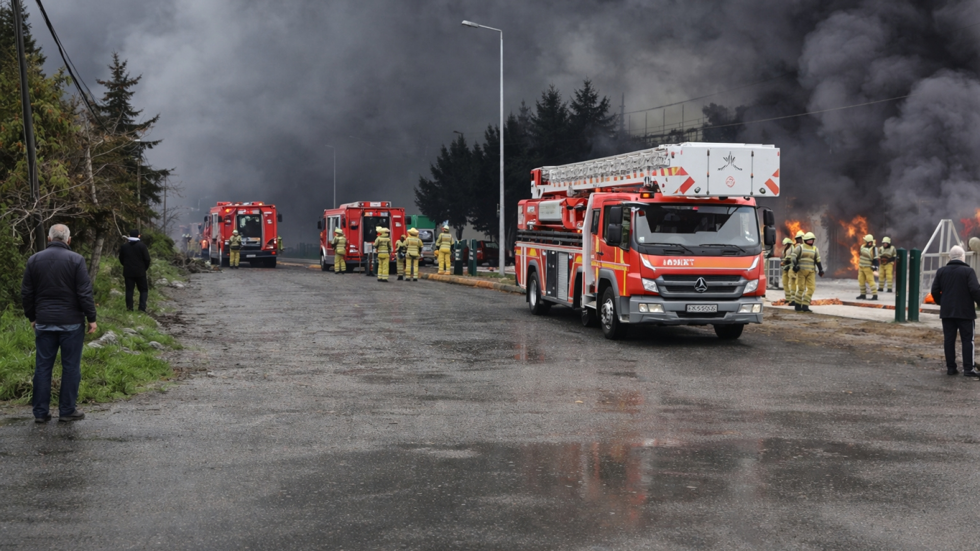 İstanbul Silivri'de Kozmetik Fabrikasında Büyük Yangın: İtfaiye Seferber Oldu