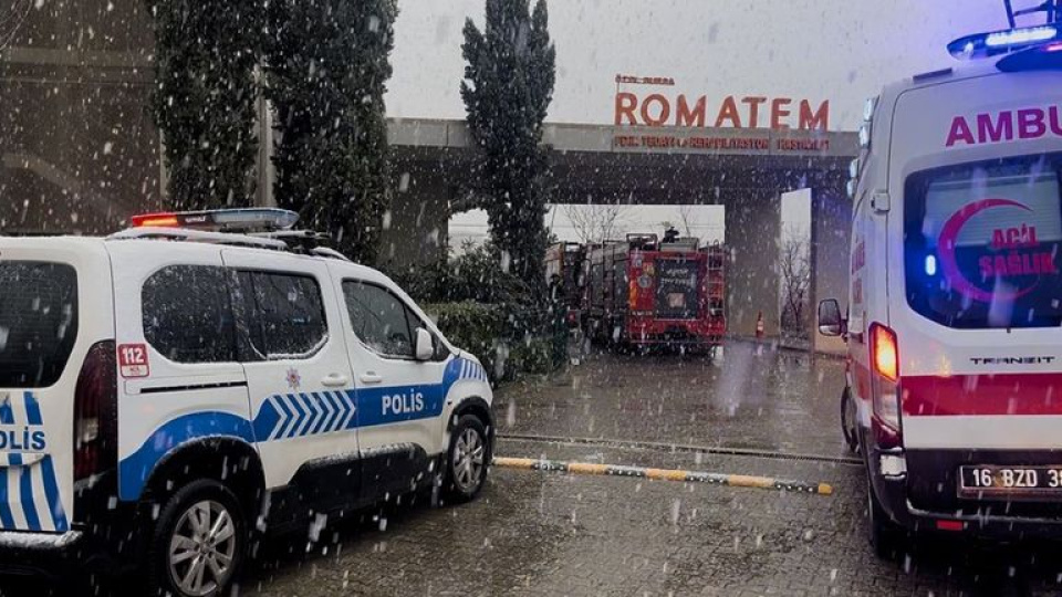 Hastane yemekhanesinde yangın