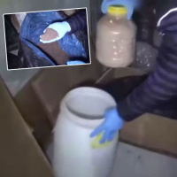 Tam 374 kilogram... Kahveye emdirmişler! Süt tozu değil!