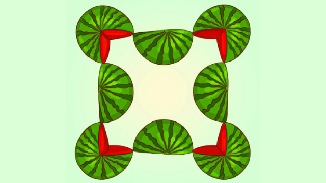 Görselde kaç tane karpuz var?