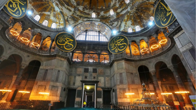 Ayasofya’da cumhuriyet tarihinin en kapsamlı restorasyonu