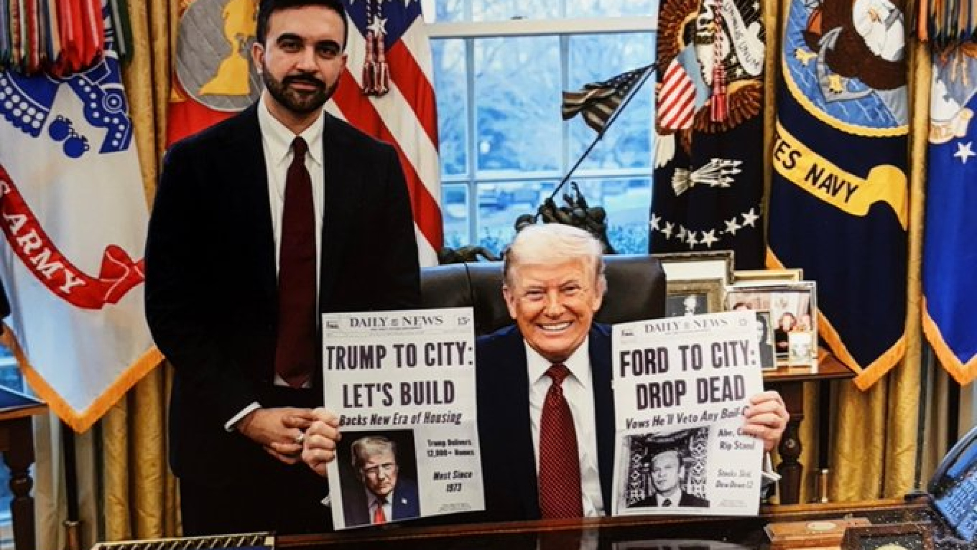 Mamdani-Trump görüşmesinde dikkat çeken detay: 'Sahte' başlıklı gazete hediye etti | Dış Haberler