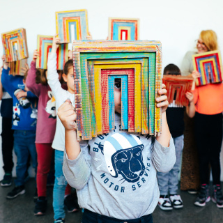 Çocuklar için sanat Borusan Contemporary'de