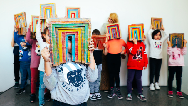 Çocuklar için sanat Borusan Contemporary'de