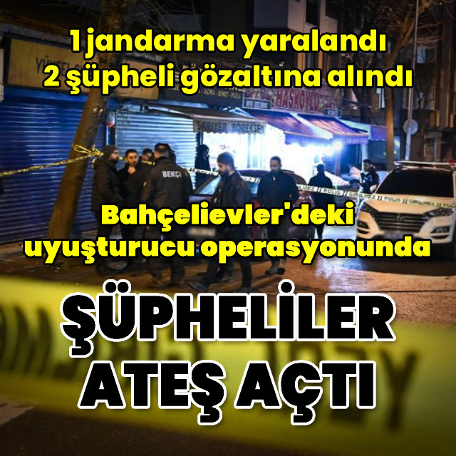 Uyuşturucu satan şüpheliler ateş açtı; 1 jandarma yaralandı