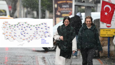 8 kent için "sarı" alarm... 5 bölgede yağış var!