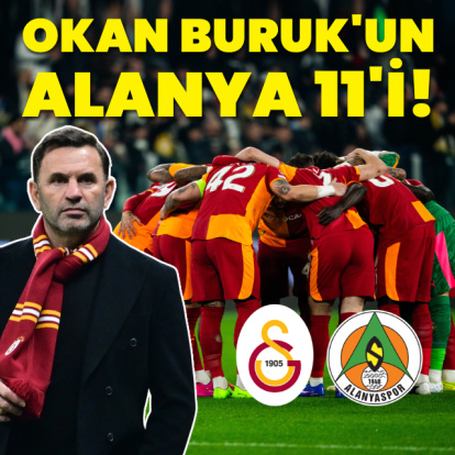 İşte Galatasaray'ın Alanyaspor 11'i!