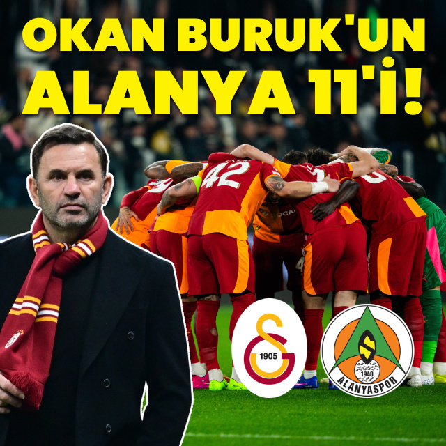 İşte Galatasaray'ın Alanyaspor 11'i!