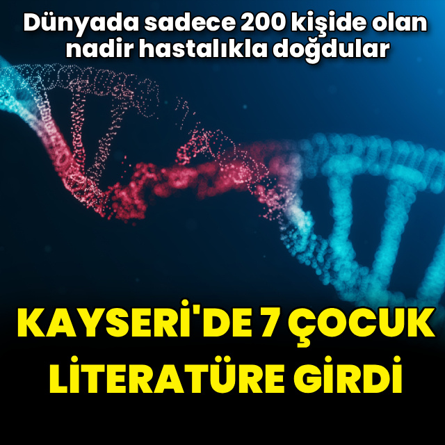 Kayseri'de 7 çocuk literatüre girdi