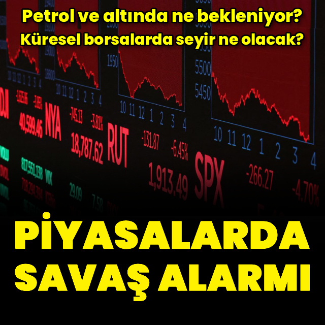 Piyasalarda savaş alarmı