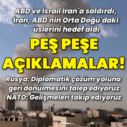 ABD-İsrail İran'a saldırdı!