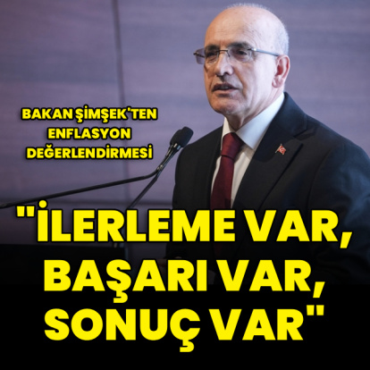 Bakan Şimşek'ten enflasyon değerlendirmesi