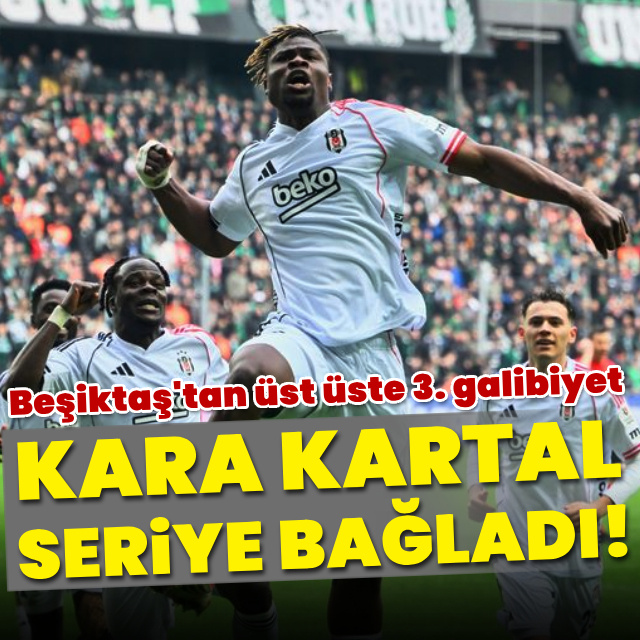 Kara Kartal seriye bağladı!
