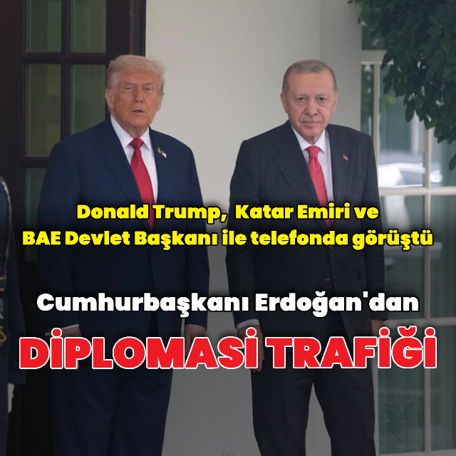 Cumhurbaşkanı Erdoğan, Trump ile görüştü