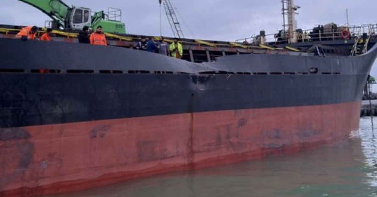 Bartın Limanı Kuru Yük Gemisi Çarpışması