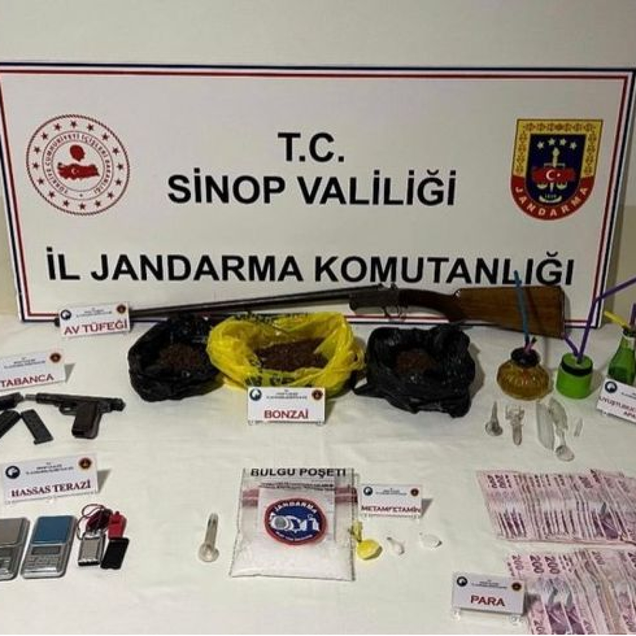 Sinop'ta uyuşturucu operasyonu: 2 tutuklama