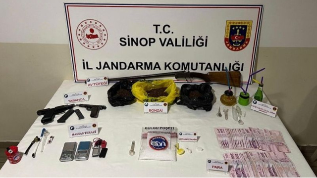 Sinop'ta uyuşturucu operasyonu: 2 tutuklama