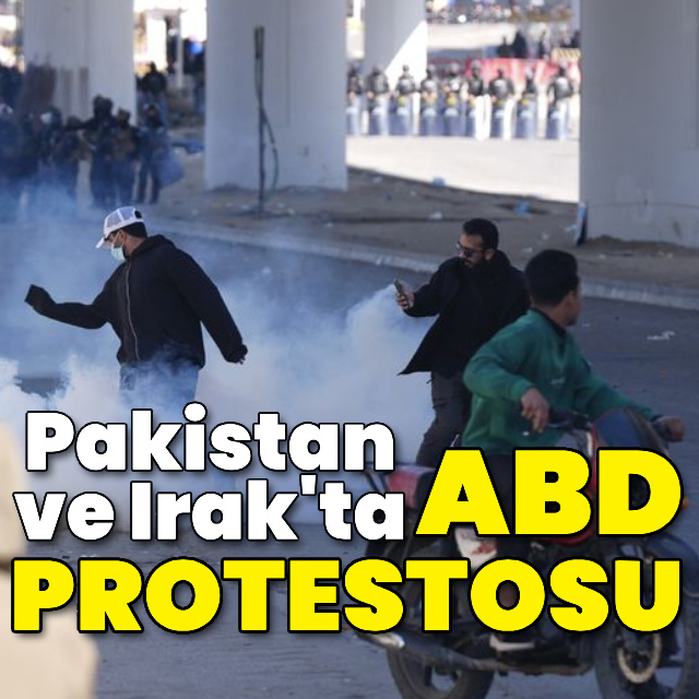 Pakistan ve Irak'ta ABD protestosu