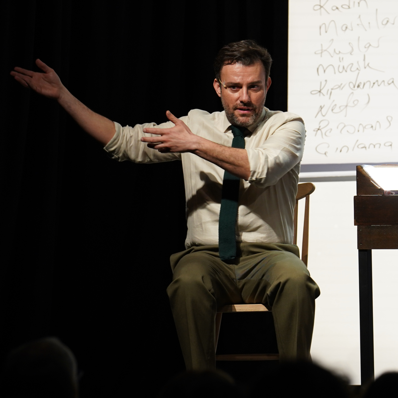 Salih Bademci 'Sesler'le sahnede