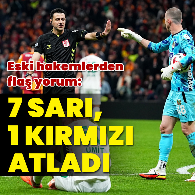 "Her yerde kırmızı kart!"