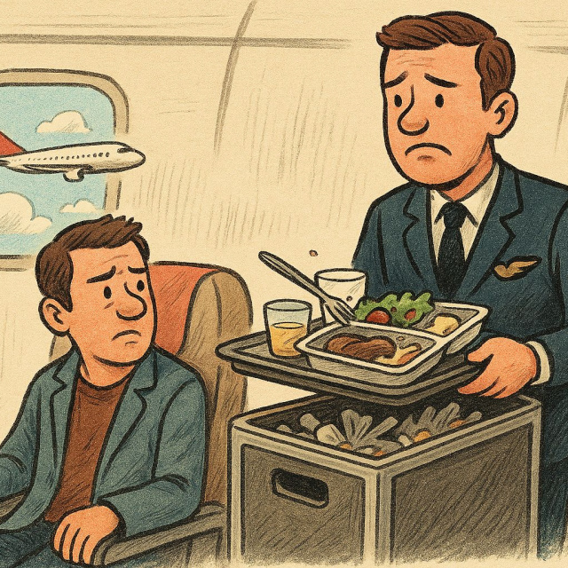 Uçaklarda yeni akım "yemeksiz" bağış kampanyası…