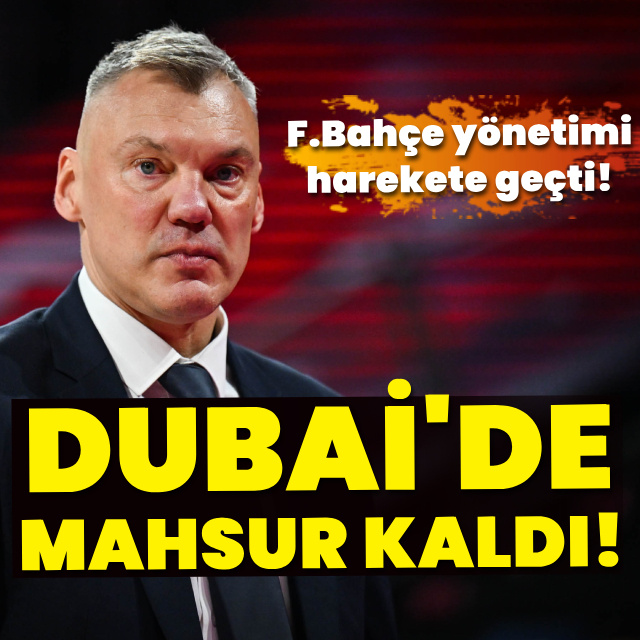 Sarunas Jasikevicius, Dubai'de mahsur kaldı!