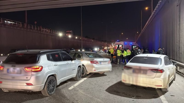 Gebze'de zincirleme kaza: 5 yaralı