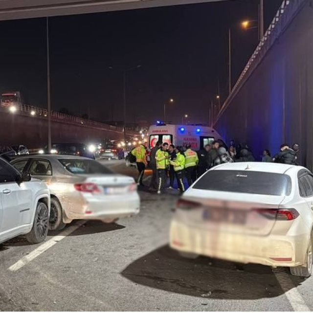 Gebze'de zincirleme kaza: 5 yaralı