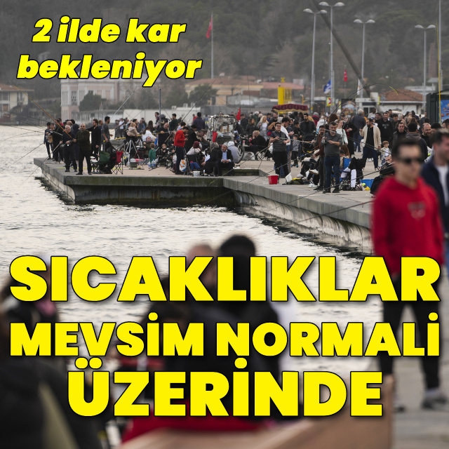 2 il için kar yağışı uyarısı! Sıcaklıklar mevsim normali üzerinde