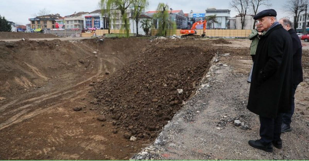 Düzce: Anıt Eser Kültür Evi için Hafriyat Başlıyor