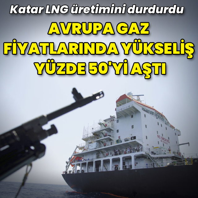 Avrupa'da doğalgaz fiyatlarına sert yükseliş