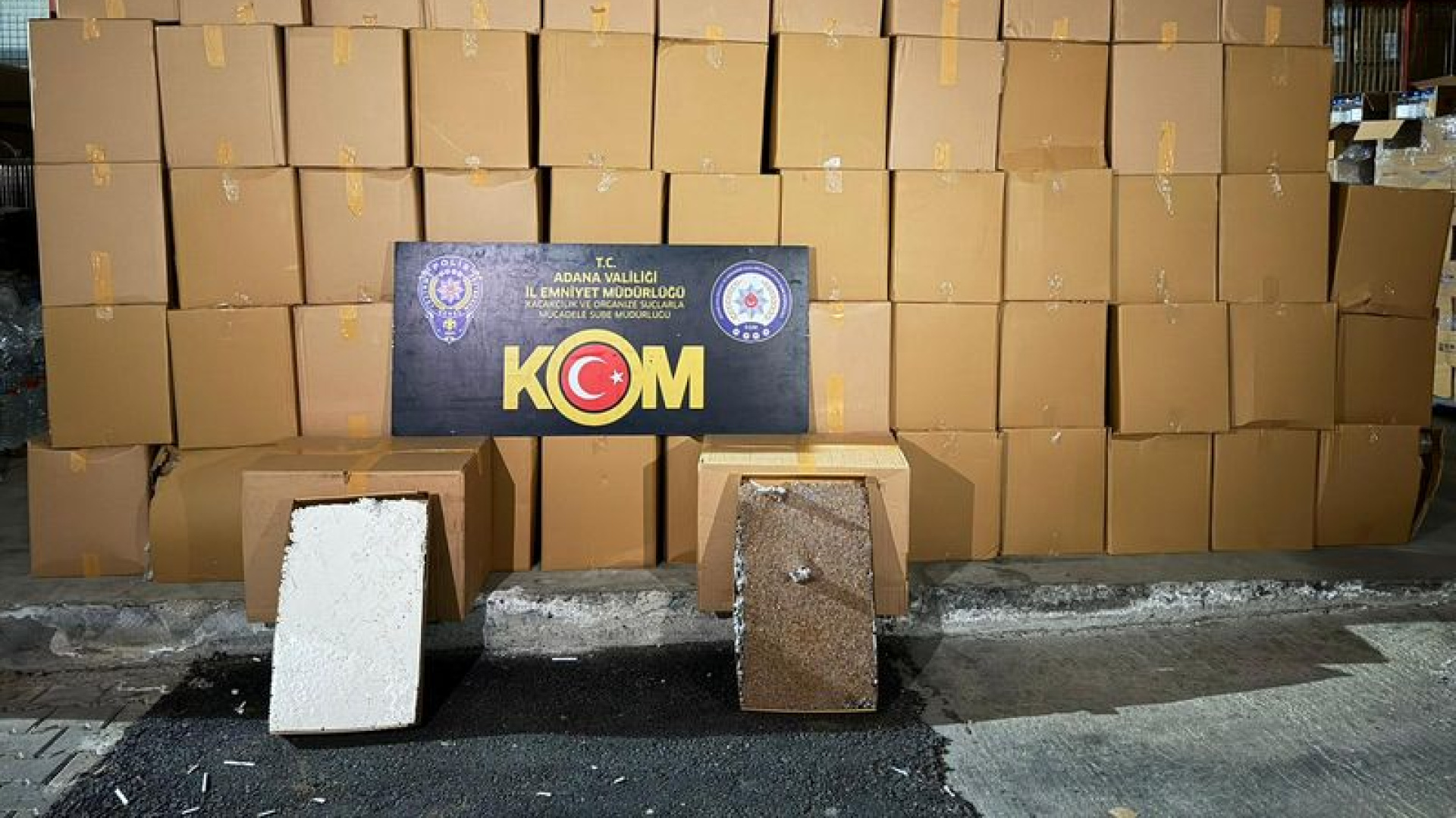 Adana'da Dev Operasyon: 4 Milyon 675 Bin Kaçak Makaron Ele Geçirildi, 1 Kişi Tutuklandı